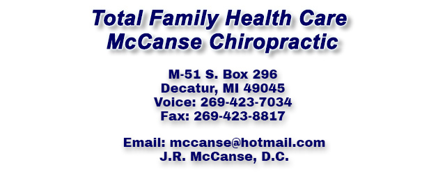 McCanse Chiropractic - 269-423-7034